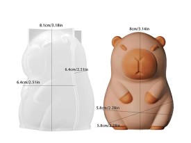 Molde silicona Capibara 3D grande